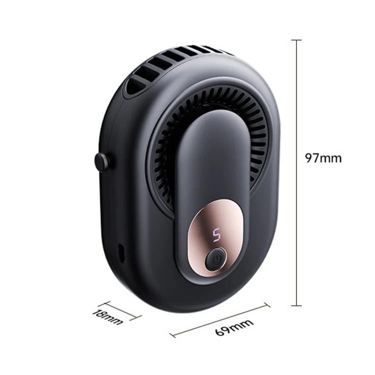 Y10 Portable Waist Fan With Power Display Rechargeable Neck Fan For Outdoor Use(White) - Image 9