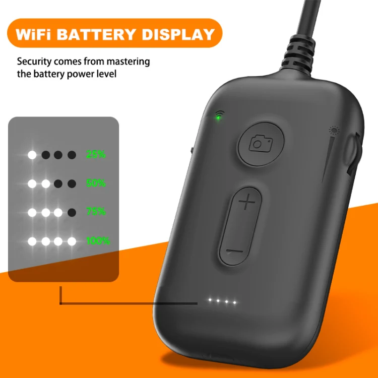 Y15 7.9mm Dual Camera WiFi Connected Hard Cable HD Industrial Endoscope, Length:2m(Black) - Image 7