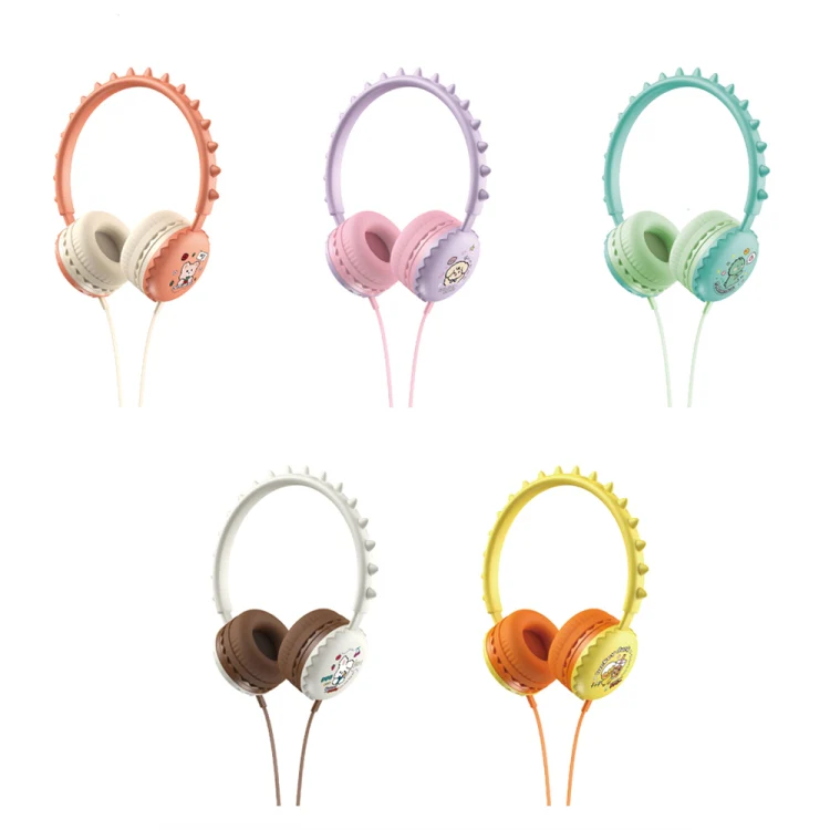 Y19 Cute Cartoon Stereo Music Wired Headphones with Microphone(Lucky Duck) - Image 2