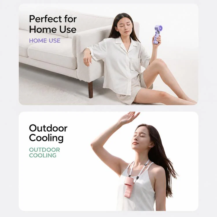 Y28 High Speed Quiet Foldable Handheld Cooling Fan(Purple) - Image 18