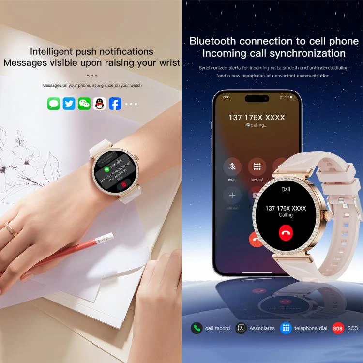 Y31 / S16 1.27 inch Smart Watch with Bluetooth Call, Heart Rate Monitor, Blood Oxygen, Sports Modes, GPS Altimeter, Fitness Tracker(Silver) - Image 9