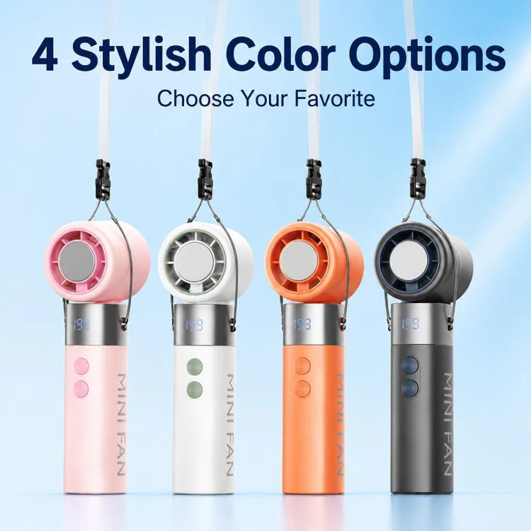 Y41 199 Level Mini Foldable Adjustable Handheld Cooling Fan(Black) - Image 10