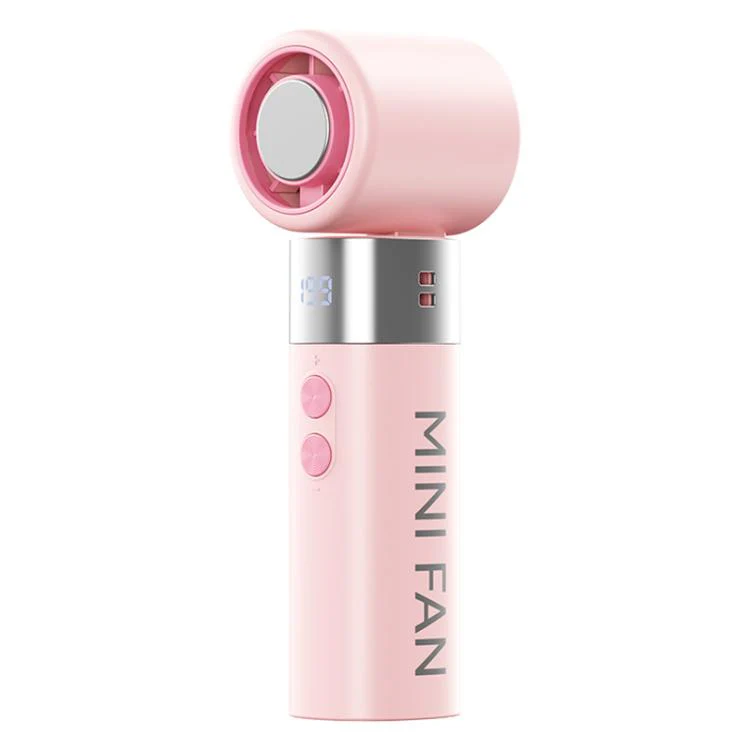 Y41 199 Level Mini Foldable Adjustable Handheld Cooling Fan(Pink)