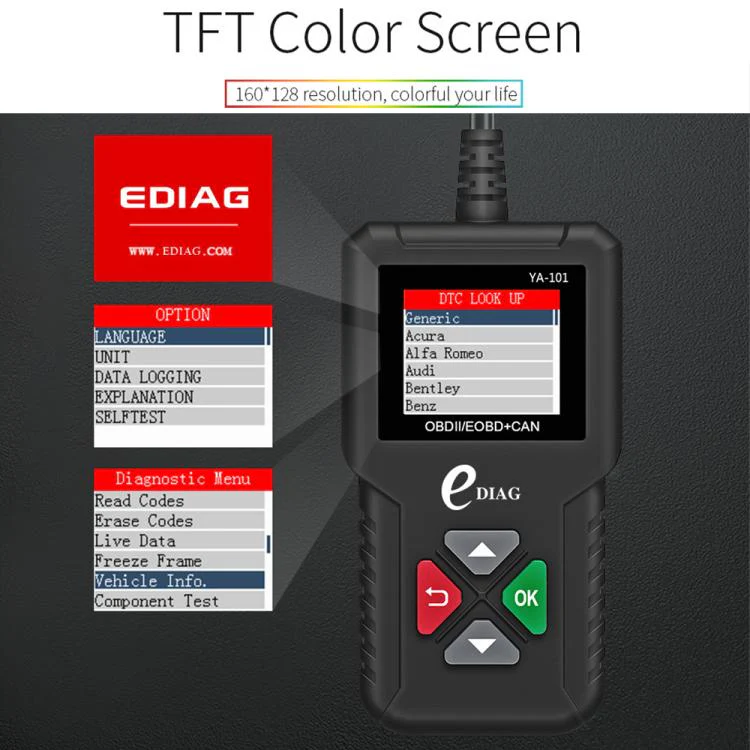 YA101 Car Mini Code Reader OBD2 Fault Detector Diagnostic Tool - Image 5