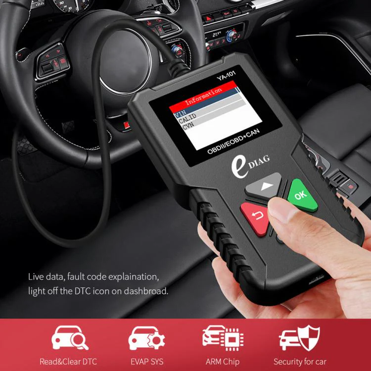 YA101 Car Mini Code Reader OBD2 Fault Detector Diagnostic Tool - Image 6