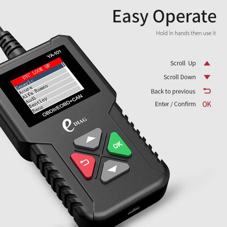 YA101 Car Mini Code Reader OBD2 Fault Detector Diagnostic Tool - Image 8