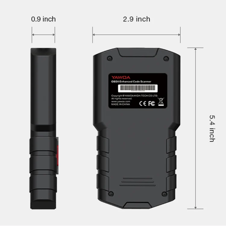 YA201 Car Mini Code Reader OBD2 Fault Detector Diagnostic Tool - Image 3