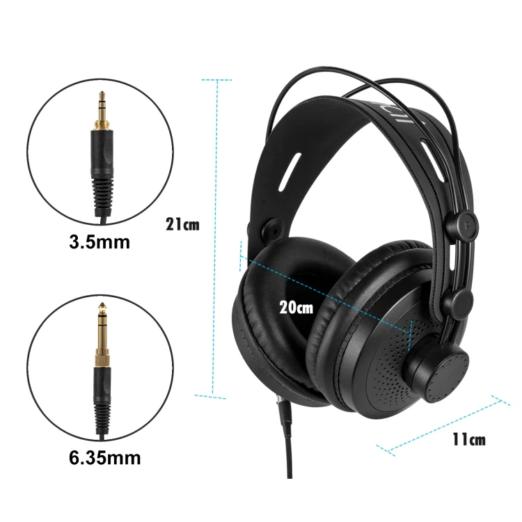 Yanmai D68 Recording Monitor Headphone (Black Gold) - Image 3