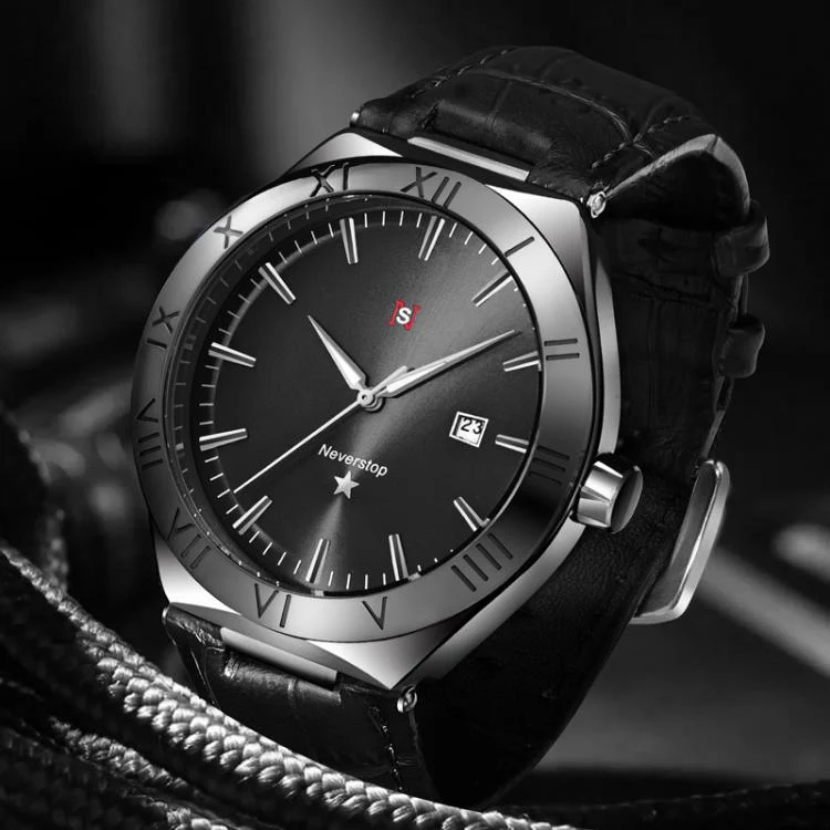 YAZOLE N953 Simple Business Men Watch Luminous Calendar Student Watch(Black Gold) - Image 5