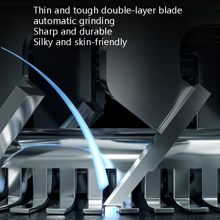 YD-112 Electric Nasal Hair Cutting Shear, Style: Nose Hair Device+Shaver(Blue) - Image 4
