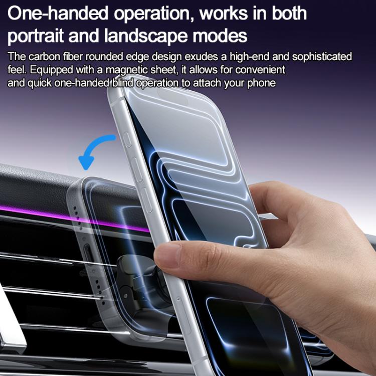 Yesido C234 Car Air Vent Magnetic Phone Holder(Black) - Image 4