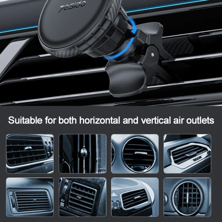 Yesido C234 Car Air Vent Magnetic Phone Holder(Black) - Image 6