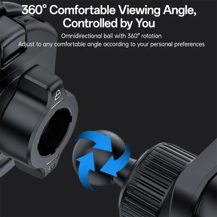 Yesido C253 360 Degrees Rotation 2 in 1 Clip and Magnetic Car Air Vent Phone Holder(Black) - Image 8