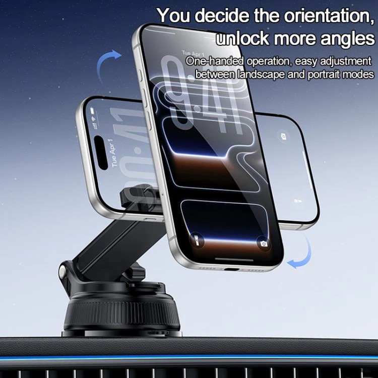 Yesido C276 Car Suction Cup Magnetic Phone Holder(Black) - Image 7