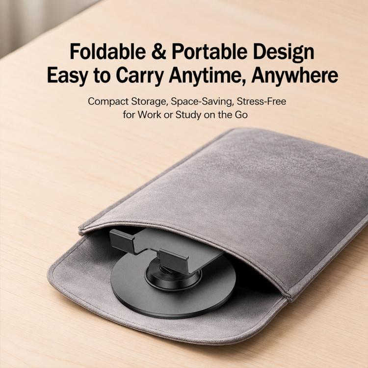 Yesido C302 360 Degree Rotation 3-Axis Foldable Desktop Tablet Phone Holder(Black) - Image 11