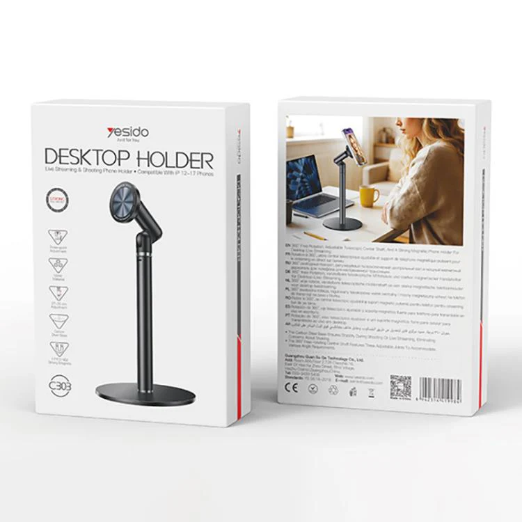 Yesido C303 Desktop Magnetic Shooting Live Streaming Stand(Black) - Image 7