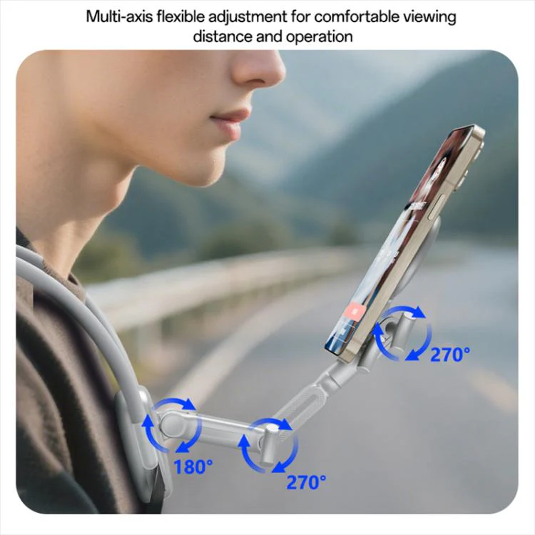 Yesido C332 Multifunctional Magnetic Neck Hanger Shooting Holder(White) - Image 4