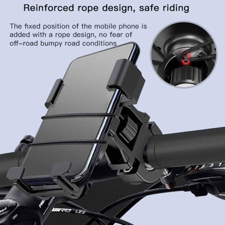 Yesido C94 Bicycle / Motorcycle Elastic Clip Phone Navigation Bracket(Black) - Image 7