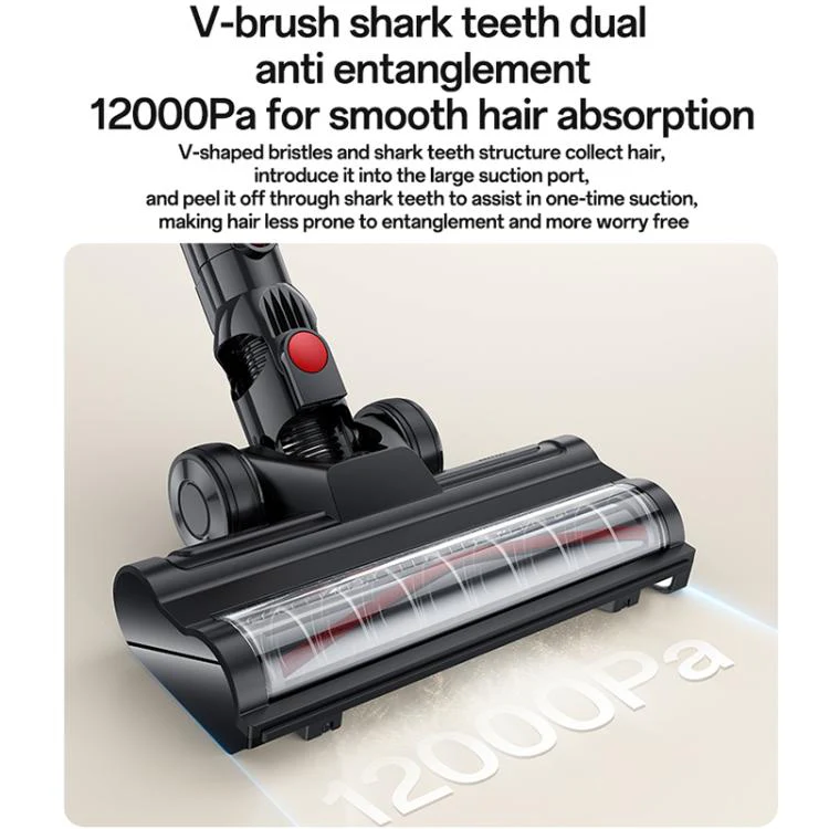 Yesido EC32 Handheld Wireless Vacuum Cleaner 12000Pa Suction Multifunction Cleaning Dust Removal Tool, Plug Type:EU Plug(Black) - Image 3
