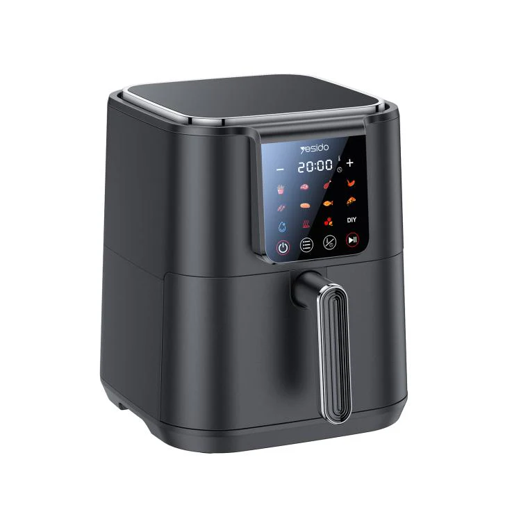 Yesido EC35 6L 1500W Touch Screen NTC Temperature Control Air Fryer, Plug Type:EU Plug(Black) - Image 2
