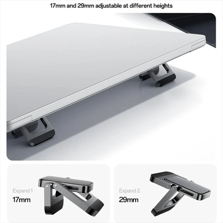 Yesido LP11 Laptop Height Enhancement Cooling Stand(Black) - Image 5