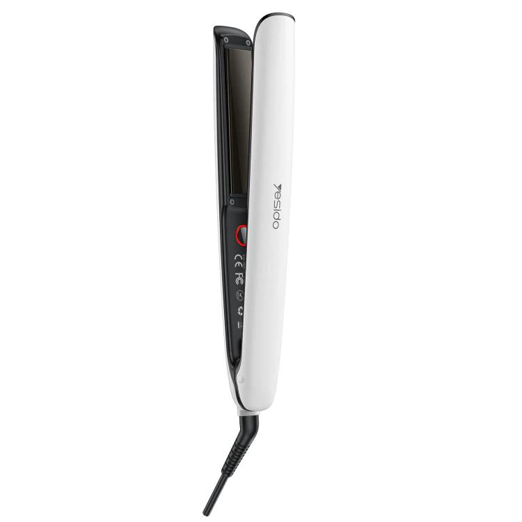 Yesido MG31 Negative Ion 3-Temperature Settings Fast Heating Ceramic Plates Hair Straightener, Plug Type:UK Plug(White)