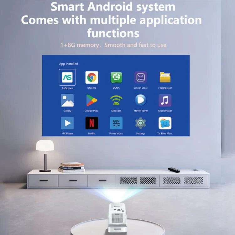Yesido TV16 1080P Auto Focus Bluetooth 5.4 Smart Projector, Plug Type:EU Plug(White) - Image 2