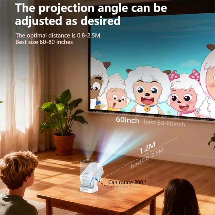 Yesido TV16 1080P Auto Focus Bluetooth 5.4 Smart Projector, Plug Type:US Plug(White) - Image 5