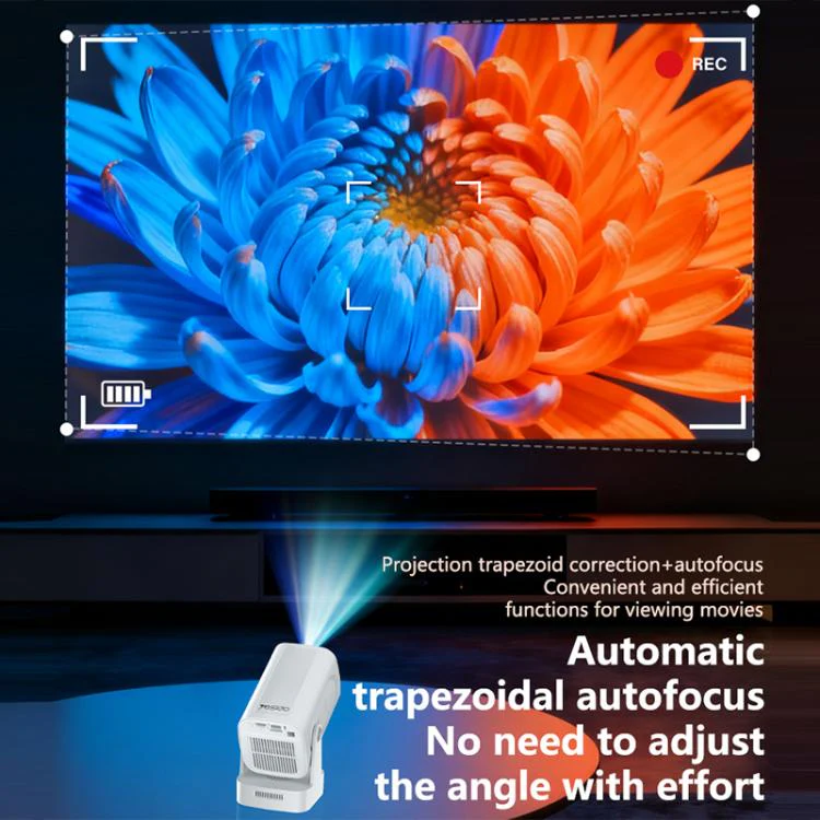Yesido TV16 1080P Auto Focus Bluetooth 5.4 Smart Projector, Plug Type:US Plug(White) - Image 8