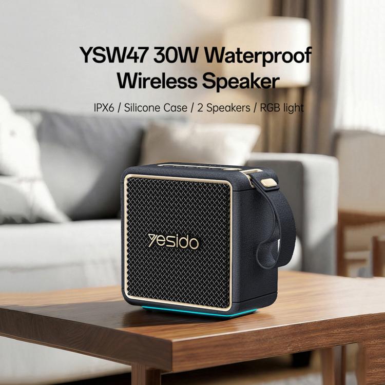 Yesido YSW47 30W High Power Portable Bluetooth Speaker(Black)