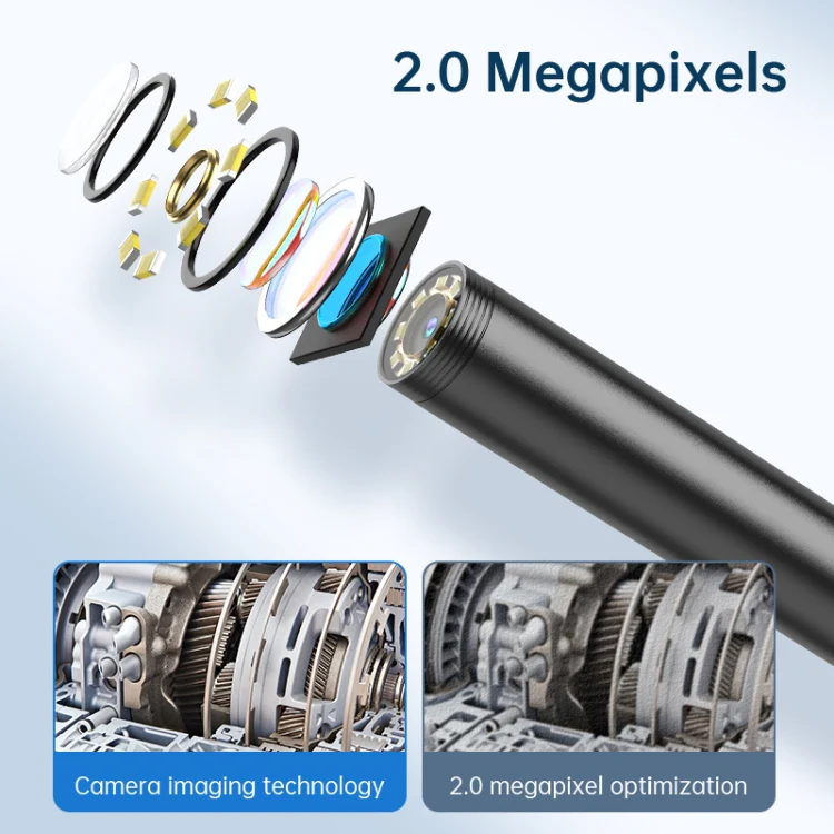 YP105 8mm Lenses 2MP HD Industry Endoscope Support Mobile Phone Direct Connection, Length:3m - Image 4
