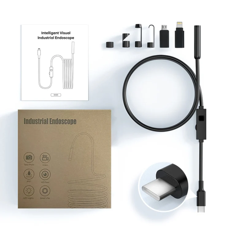 YP105 8mm Lenses 2MP HD Industry Endoscope Support Mobile Phone Direct Connection, Length:3m - Image 9