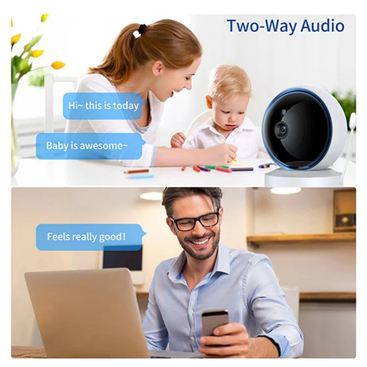 YT50 3MP Smart WIFI PTZ Camera Baby Monitor, Plug:AU Plug - Image 5