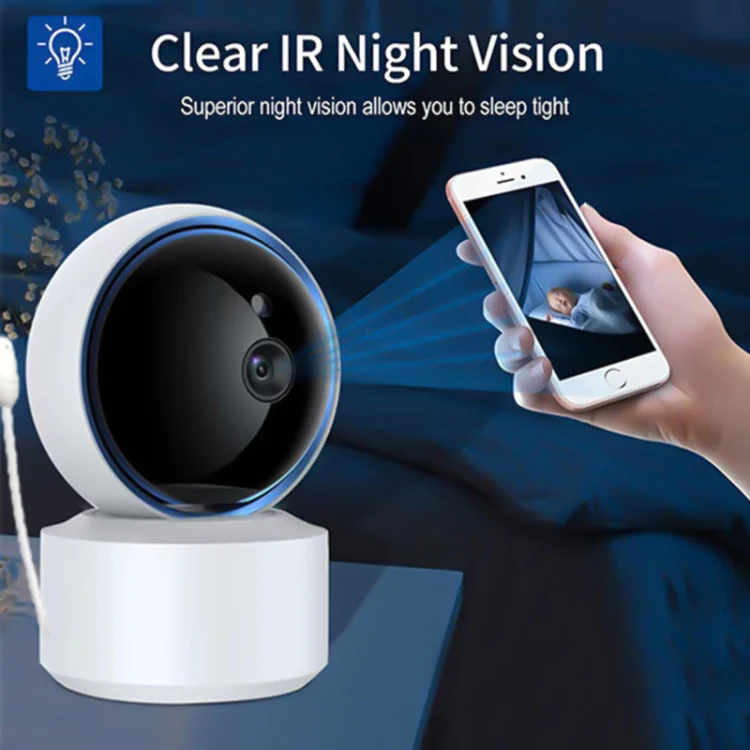 YT50 3MP Smart WIFI PTZ Camera Baby Monitor, Plug:US Plug - Image 7