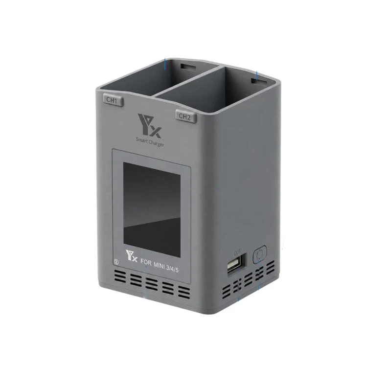 YX 100W Dual Charger with Color LCD Screen for DJI Mini 5/4/3 Pro Smart Flight Battery Charging Hub - Image 2