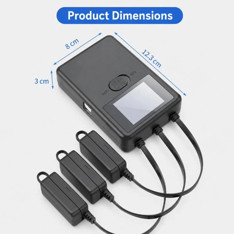YX 3-Way Smart Charger with LCD Display For DJI Mini 5 Pro / Mini 4 Pro / Mini 3 Pro / Mini 3 Multi Battery Charging Hub EU Plug - Image 7