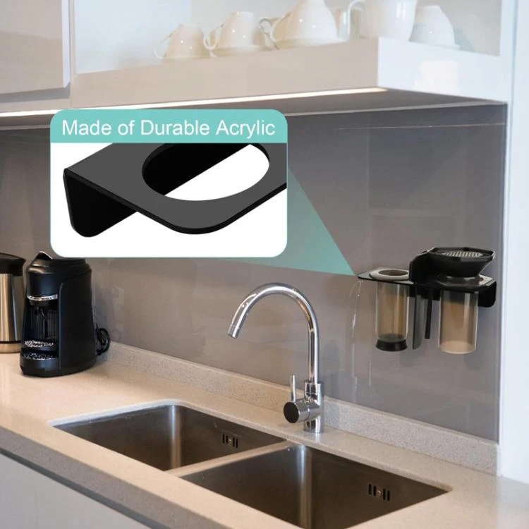 YX238 Coffee Maker Wall-Mounted Acrylic Holder For Original AeroPress Coffee Press - Image 4