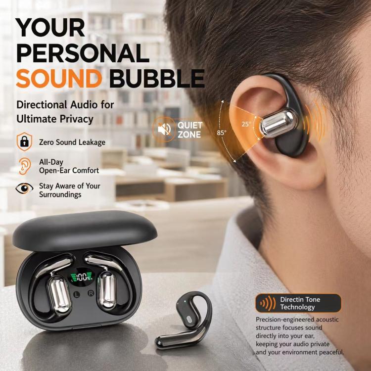 YYK-Q16 Open Back Wireless Bluetooth Earphone(Grey) - Image 8