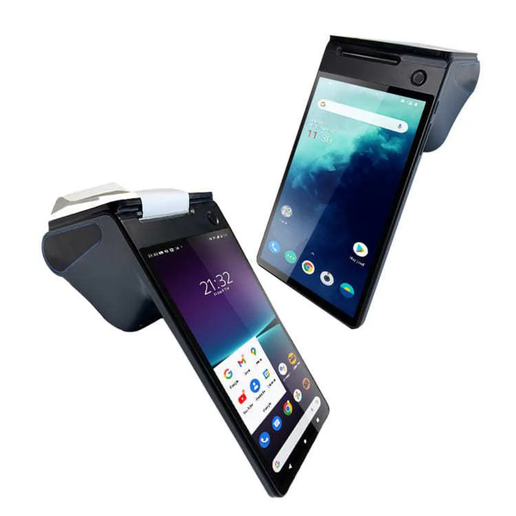 Z108 Android Handheld POS Cash Register, Dual-Screen Touch Scanning Payment Device For Supermarket & Restaurant 2.6 inch EU Plug - Image 2