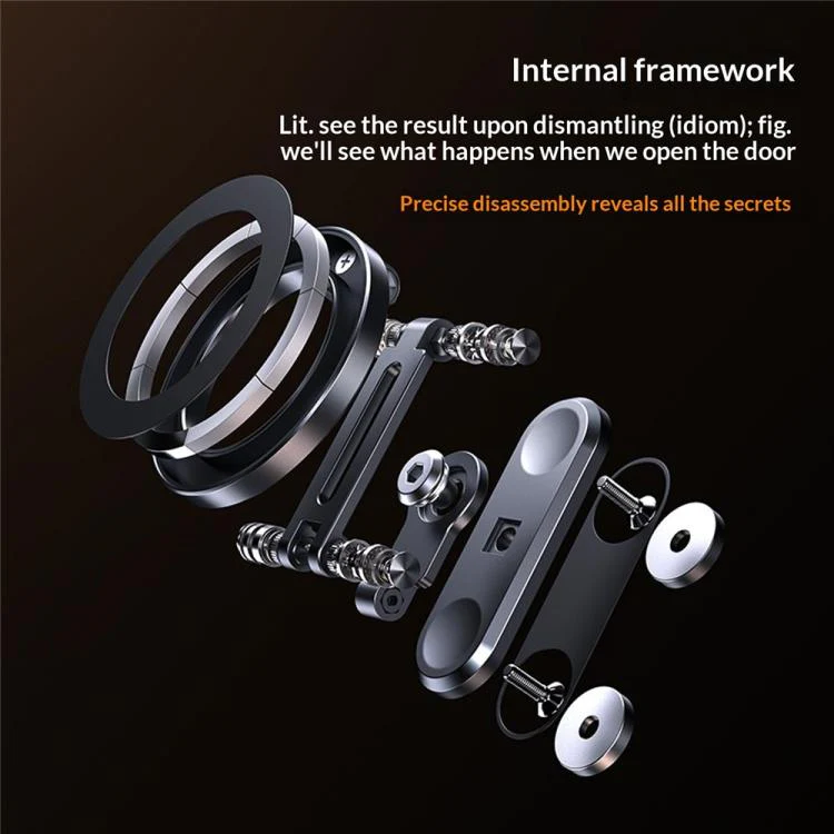 Z25 Foldable Phone Holder 360 Degree Rotating Dual-Sided Magnetic Phone Stand - Image 5