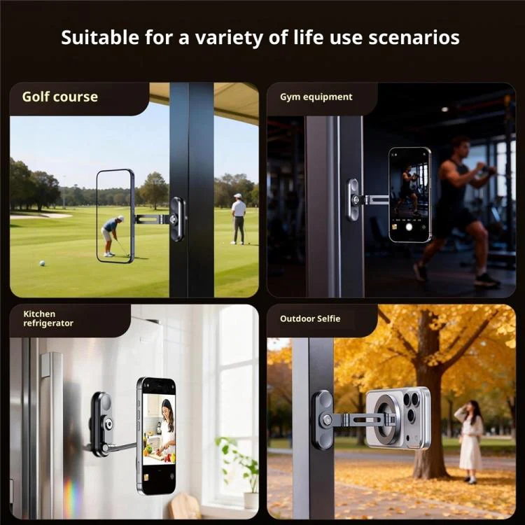 Z25 Foldable Phone Holder 360 Degree Rotating Dual-Sided Magnetic Phone Stand - Image 6