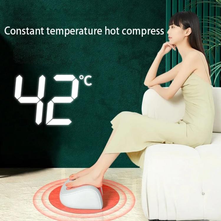 Z5 Dual-frequency Red Light Constant Temperature Hot Compress Foot Massager, Spec: UK Plug(Black) - Image 3