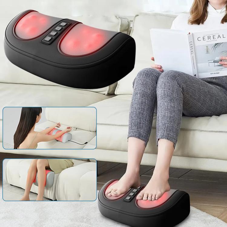 Z5 Dual-frequency Red Light Constant Temperature Hot Compress Foot Massager, Spec: US Plug(Light Green) - Image 8