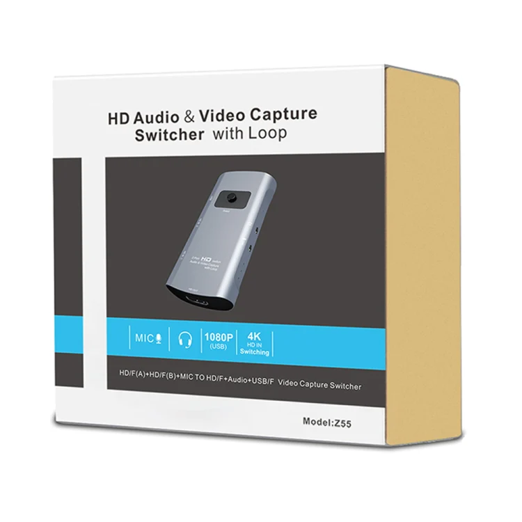 Z55 HD Audio Video Capture Switcher with Loop - Image 3