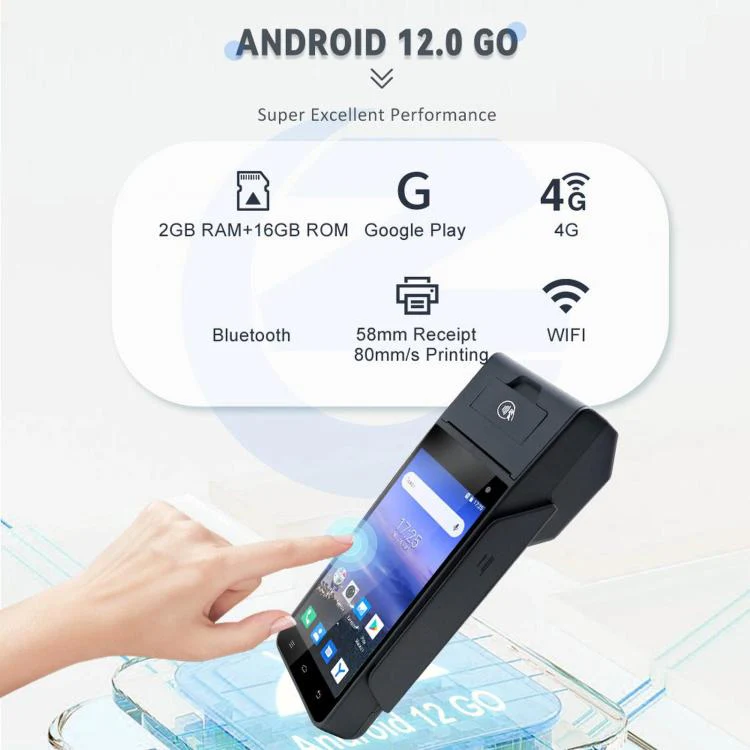 Z90F Supermarket Mobile Bill Payment POS Machine, Handheld Cash Register With Credit Card NFC Function EU Plug - Image 8