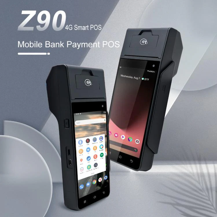 Z90N Supermarket Mobile Bill Payment POS Machine, Handheld Cash Register With Credit Card NFC Function EU Plug - Image 2