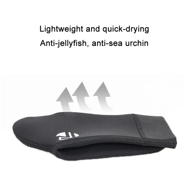 ZCCO 3mm Warm Non-Slip Diving Socks Anti-Wear Ankle Fins, Size:39-40(Grey) - Image 5