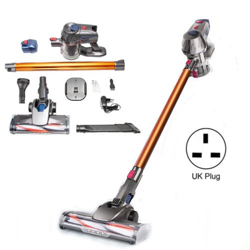 ZEK 150W 10kpa Wireless Vacuum Cleaner Household Powerful Handheld Vertical Rechargeable Vacuum Cleaner Without Mite Removal Brush, Plug Type:UK Plug