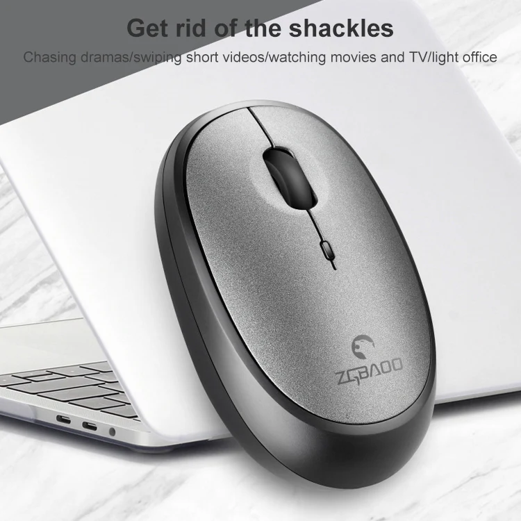 ZGB 007 2.4G Computer Laptop Wireless Mini Mouse (Grey) - Image 4