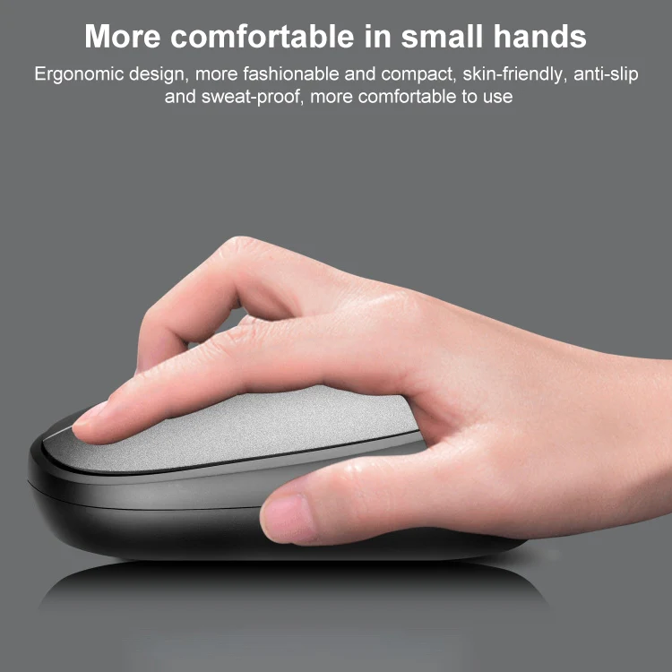 ZGB 007 2.4G Computer Laptop Wireless Mini Mouse (Grey) - Image 6
